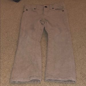 Janie and Jack Light Khaki Cords